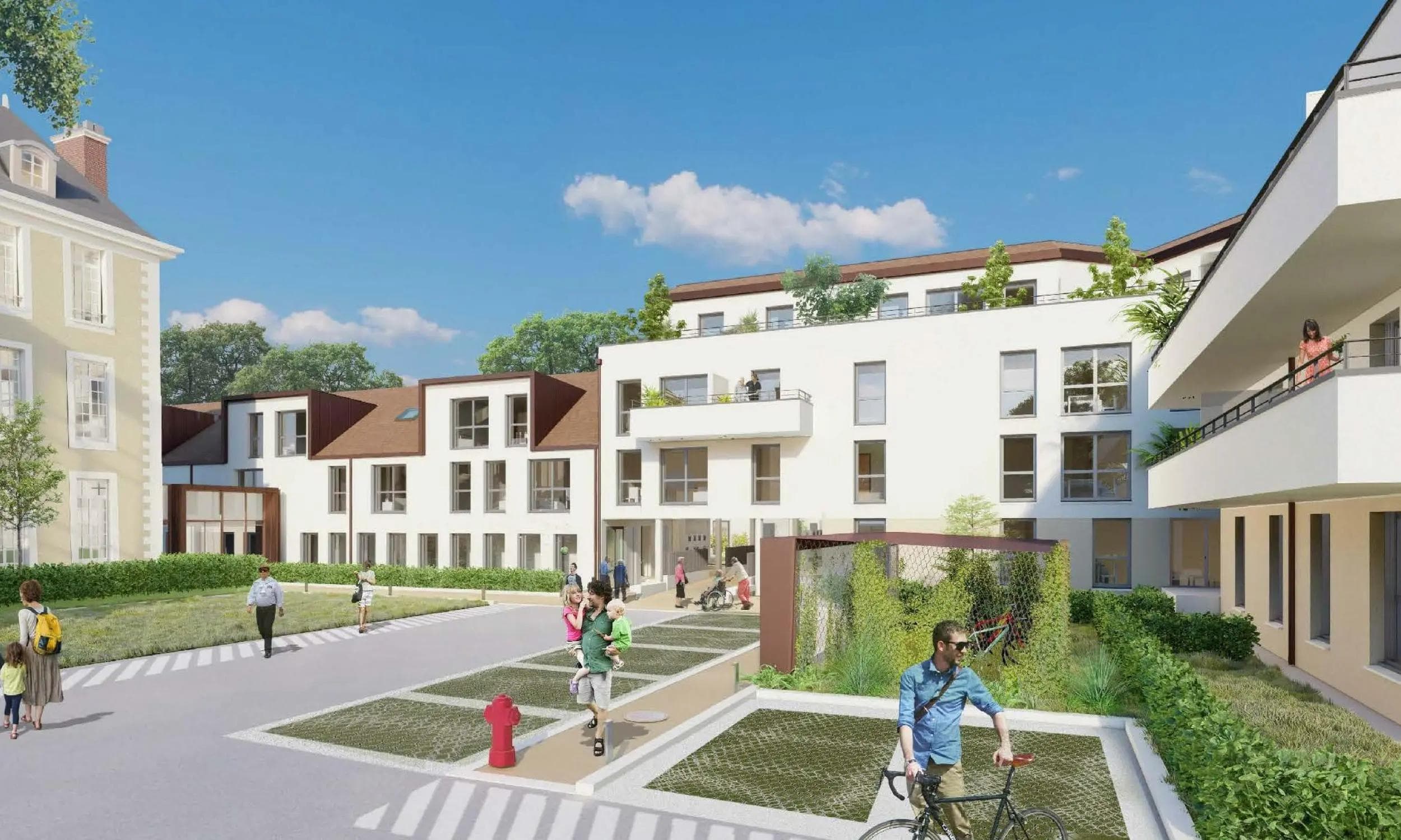 Projet de Crespières Château – Atland Résidentiel - Pose de carrelage ou parquet par Mitra Sol à Paris, Versailles, Boulogne-Billancourt, Saint-Denis, Créteil, Argenteuil, Montreuil, Évry-Courcouronnes, Chelles, Nanterre en Île-de-France